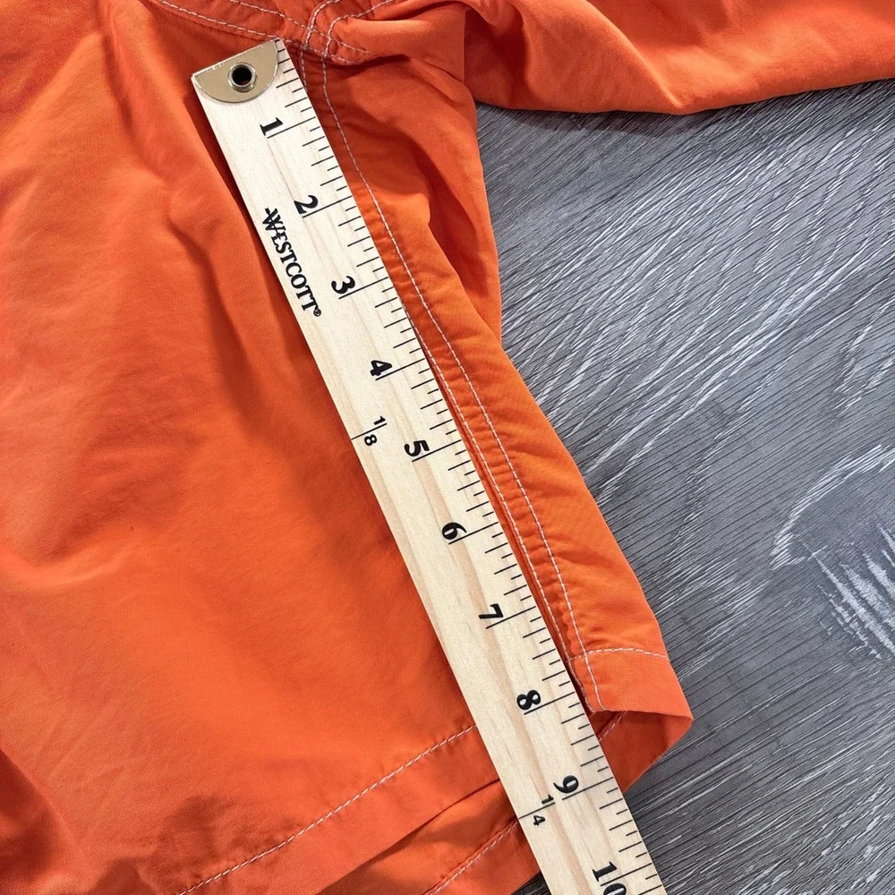 Polo‎ Ralph Lauren Mens Orange Cargo Swim Trunks Board Shorts Medium Drawstring